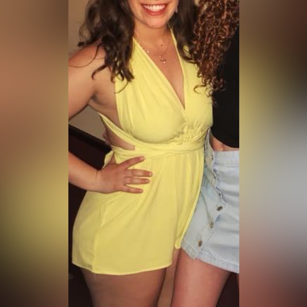 Yellow Infinity Romper